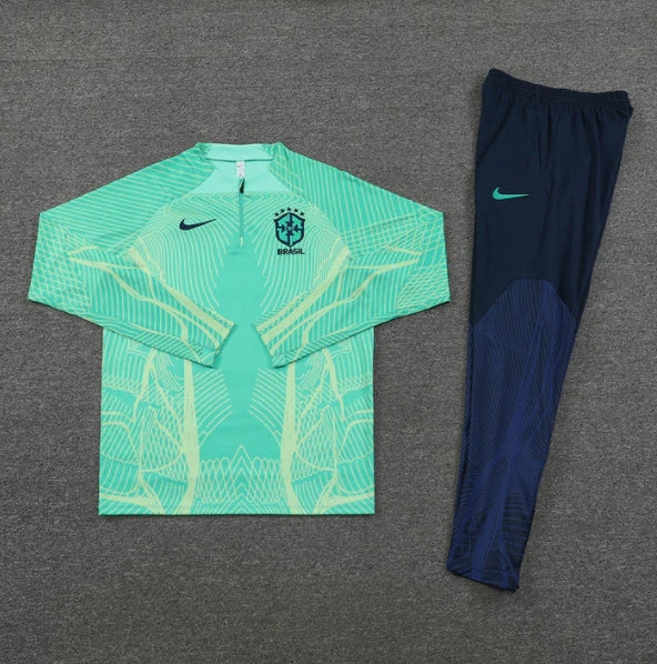 Brazil Dark Blue and Green Tracksuit