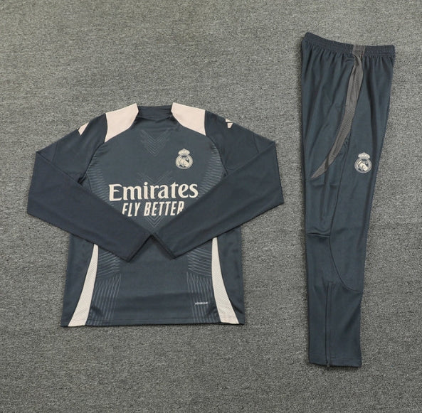 Real Madrid Grey Tracksuit II