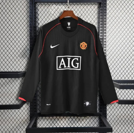 Manchester United Auswärts Langarm 07/08